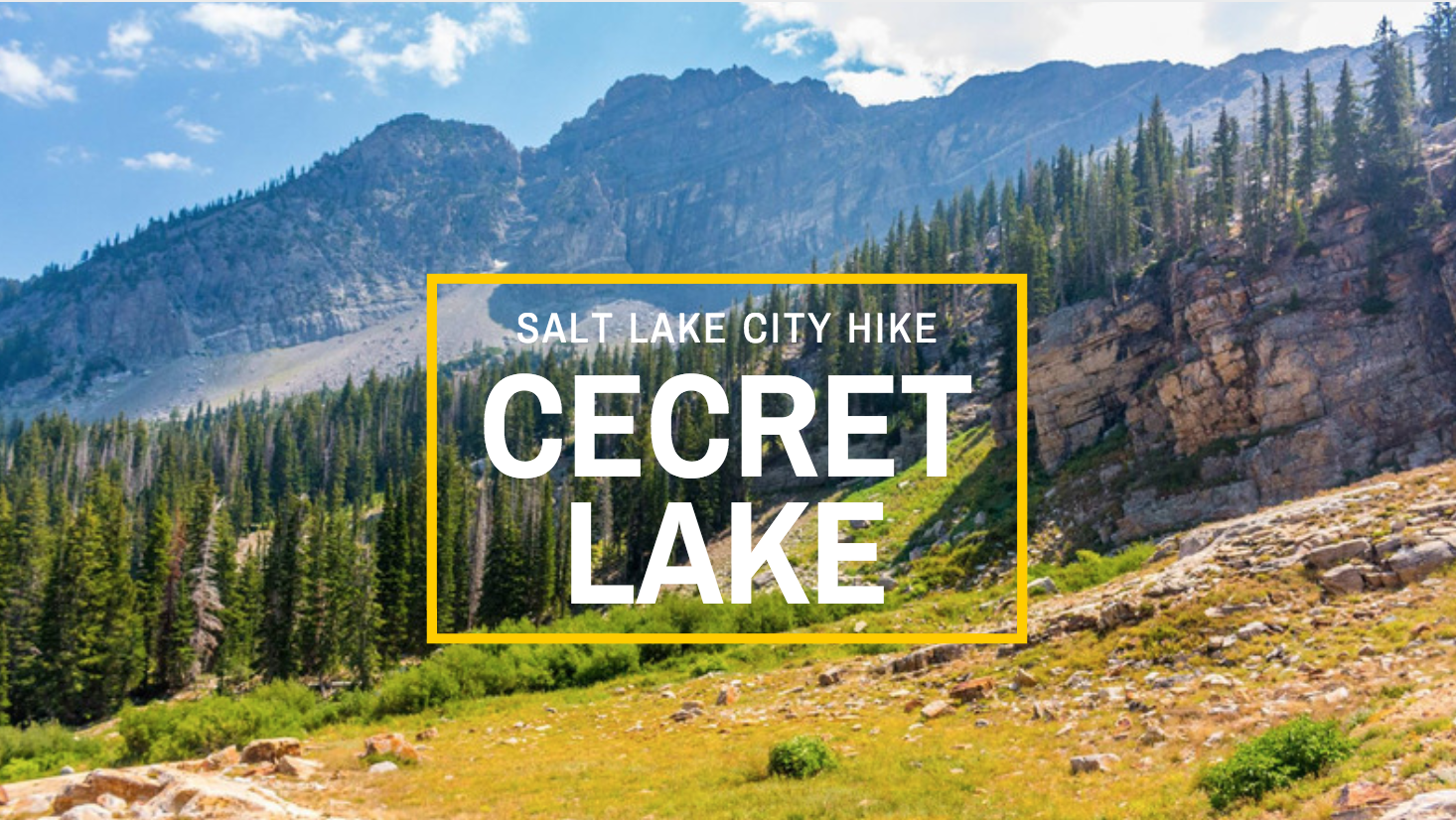 Cecret Lake (aka Secret Lake) [Salt Lake City Hike]